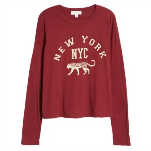 TREASURE & BOND Long Sleeve Graphic Tee - XL NWT - Picture 2 of 2